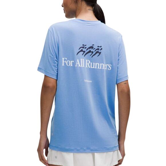 NWT Lululemon Jersey Training Short-Sleeve Shirt Size 4 Pool Party - Picture 1 of 6